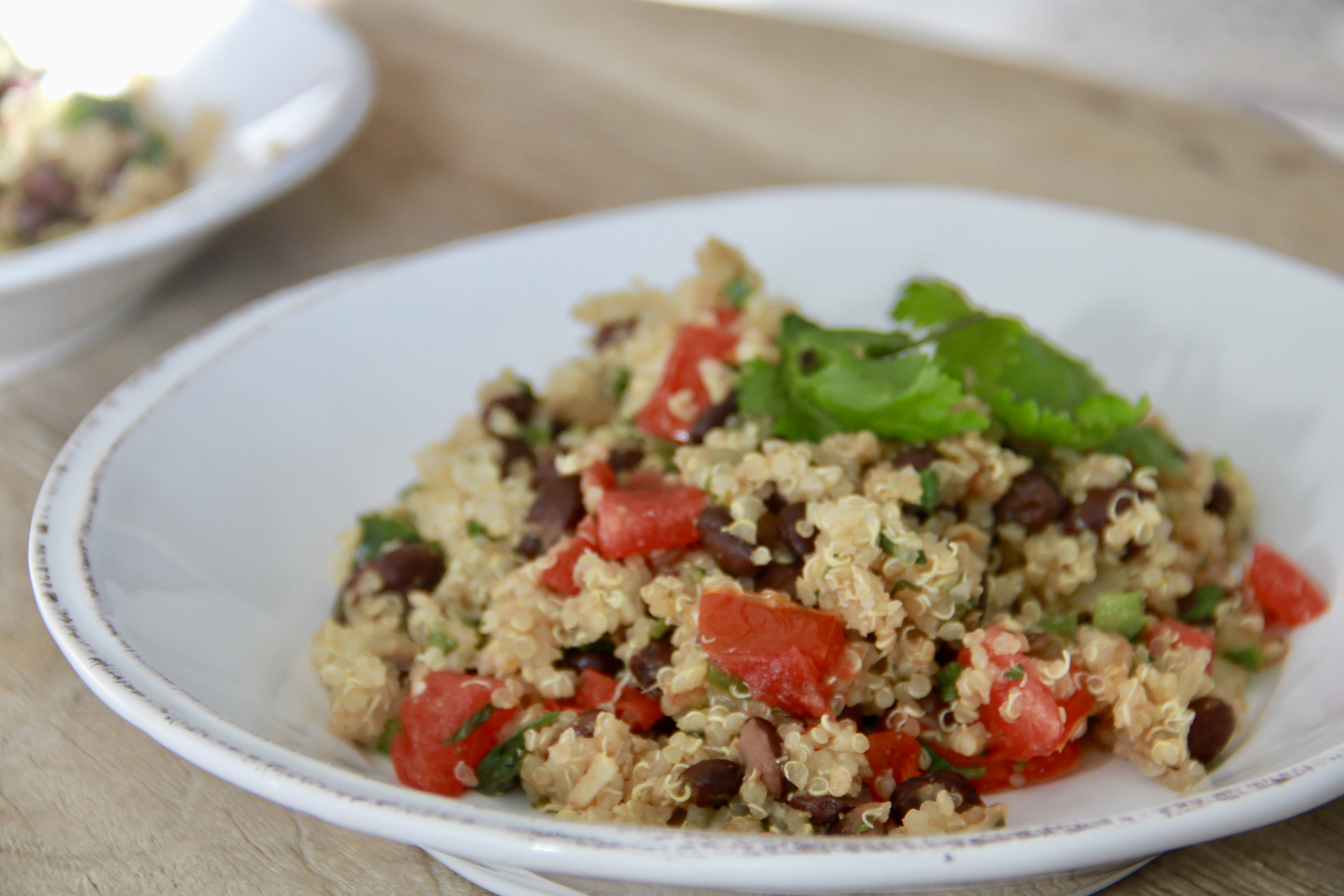 Black Beans and Cilantro-Lime Quinoa